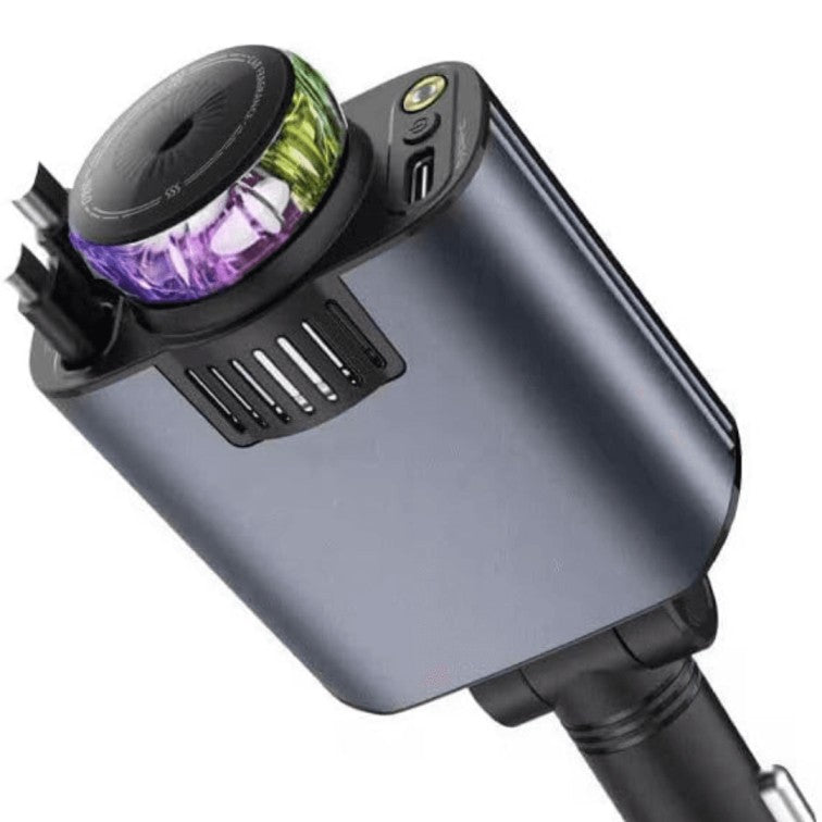 Mini Massage Gun & 5-in-1 Starlight Car Charger(Pack of 02)