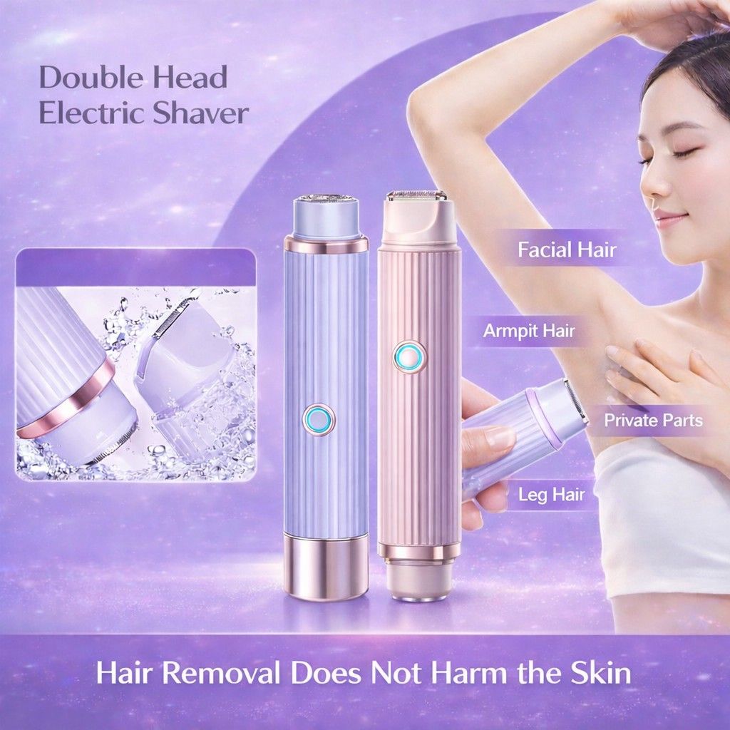 Double Head Electric Shaver